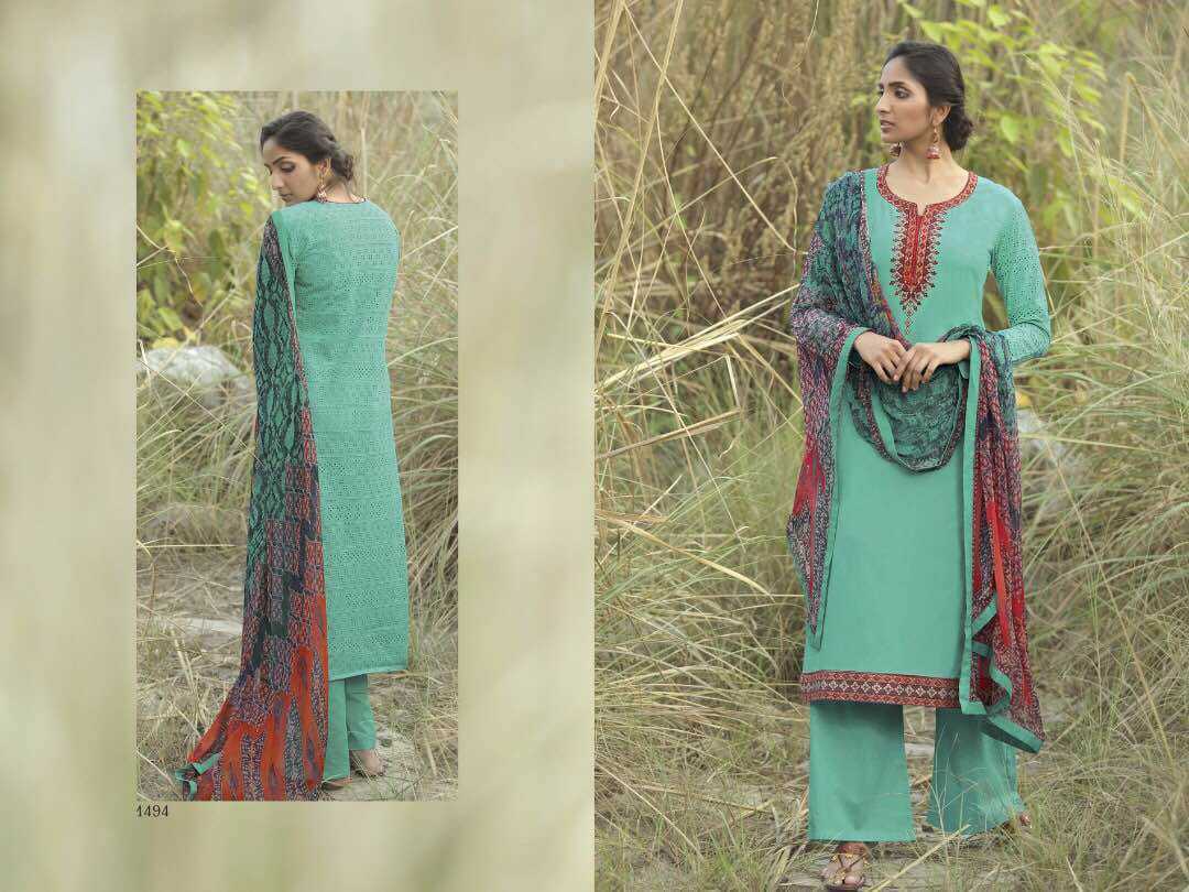 Embroidered Omtex Moment Suits Designer Lawn Cotton Dress Materials