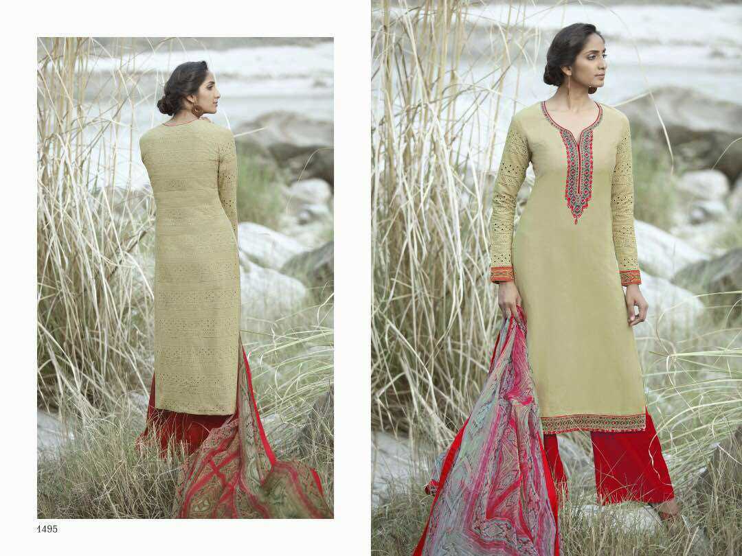 Embroidered Omtex Moment Suits Designer Lawn Cotton Dress Materials