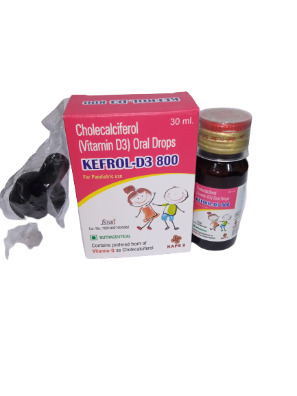 Cholecalciferol Drops - Fat-soluble Vitamin D For Strong Bones | Supports Calcium And Phosphorus Absorption, Suitable For Children