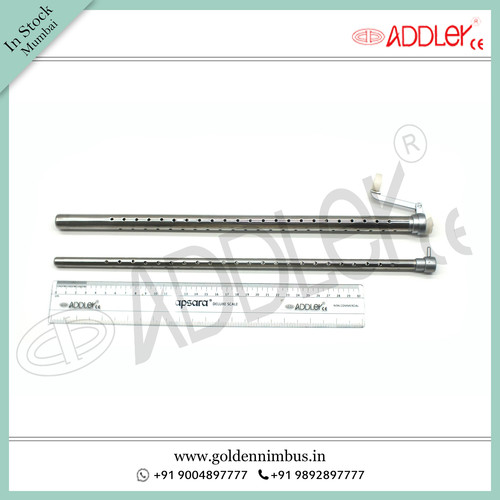 ADDLER Laparoscopic Scope Protection Sleeve - 5mm & 10mm Size | High-Quality Steel, Reusable, Sterilized, Waterproof, CE Certified