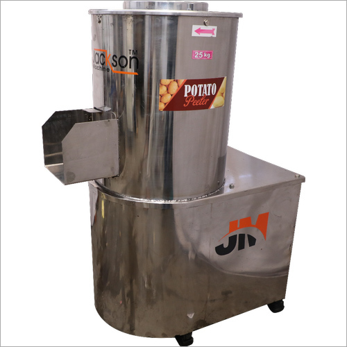 SS Potato Peeler Machine - Stainless Steel, High Efficiency Design for Quick and Easy Potato Peeling