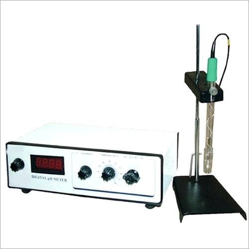 PH Meter - Mild Steel Construction | Laboratory Usage, Precision Measurement