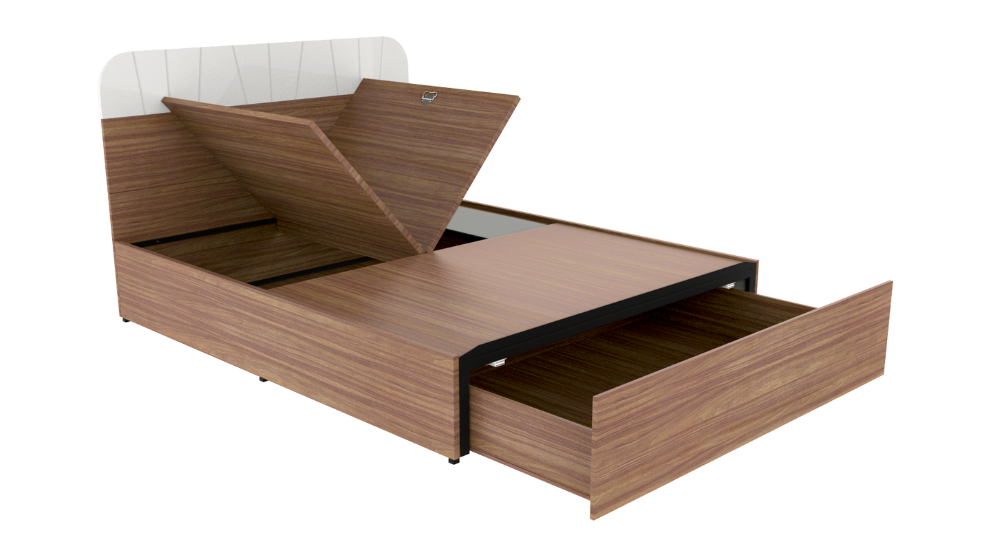 Grove King Size Bed No Assembly Required