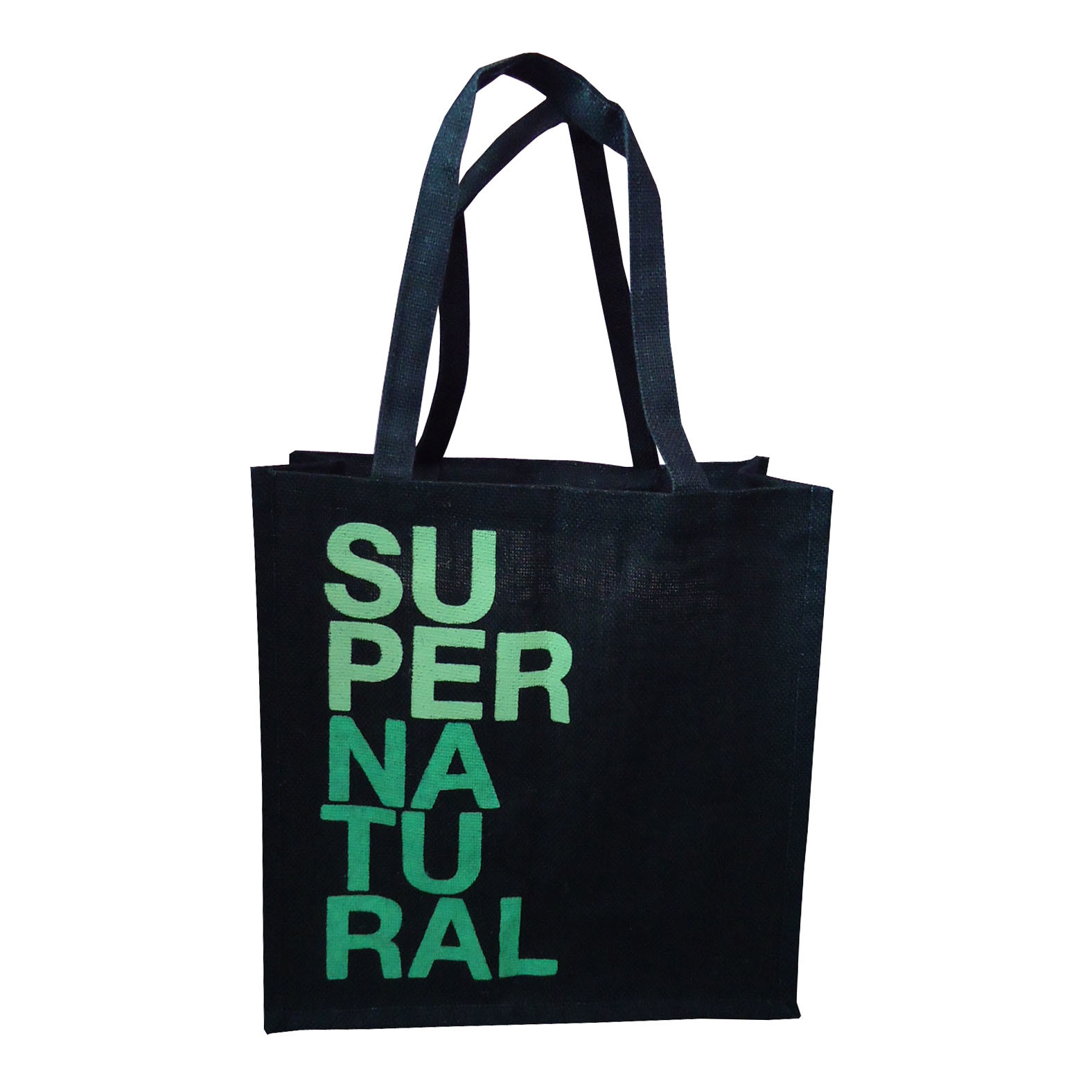 Re-useable Pp Laminated Jute Bag With Jute Self Handle