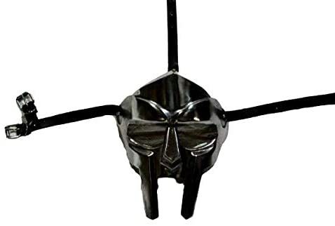 Steel Roman Gladiator Helmet Face Mask Mf Doom Medieval Re-enactment Viking Mask