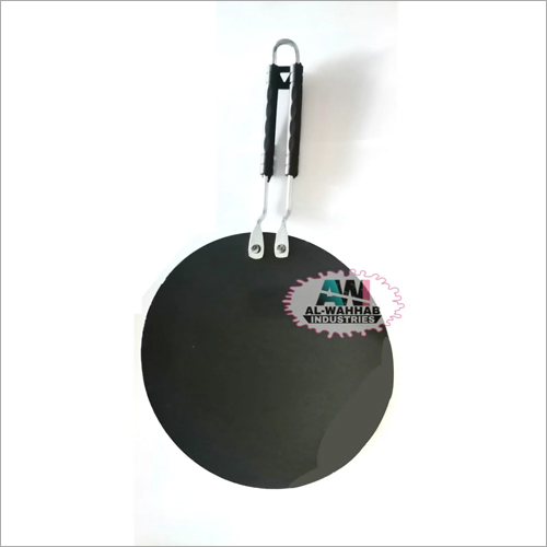 Iron Tawa With Wire Handle - Iron Material, Different Thickness Available (Mm), Various Weights Available (Kg) | Pvc Handle Cover For Enhanced Grip