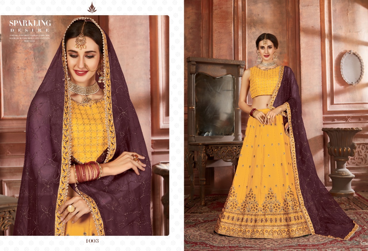 Traditional Black-berry Party Wear Designer Silk Lehenga