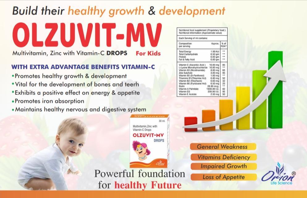 Multivitamin ,Zinc With Vitamin-c Drop