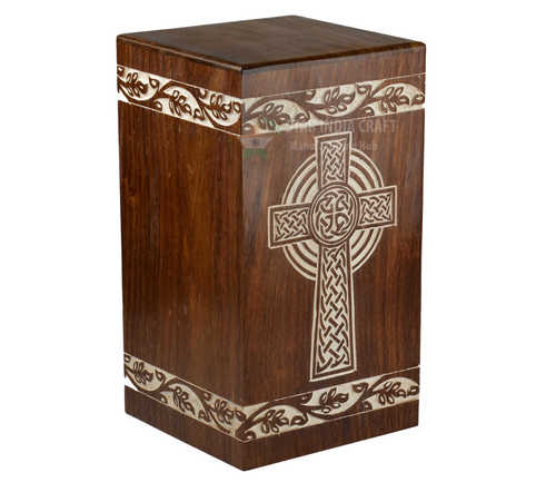 लकड़ी का कलश बॉक्स