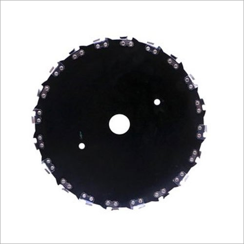 Round Black Chain Saw Tooth Brush Cutter Blade