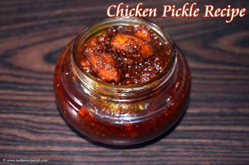 Chicken Pickle - Glass Jar, Brown Color | Chicken Base, Spicy Flavor, Tangy Taste, Ready-to-Eat Preserved Food, 12-Month Shelf Life