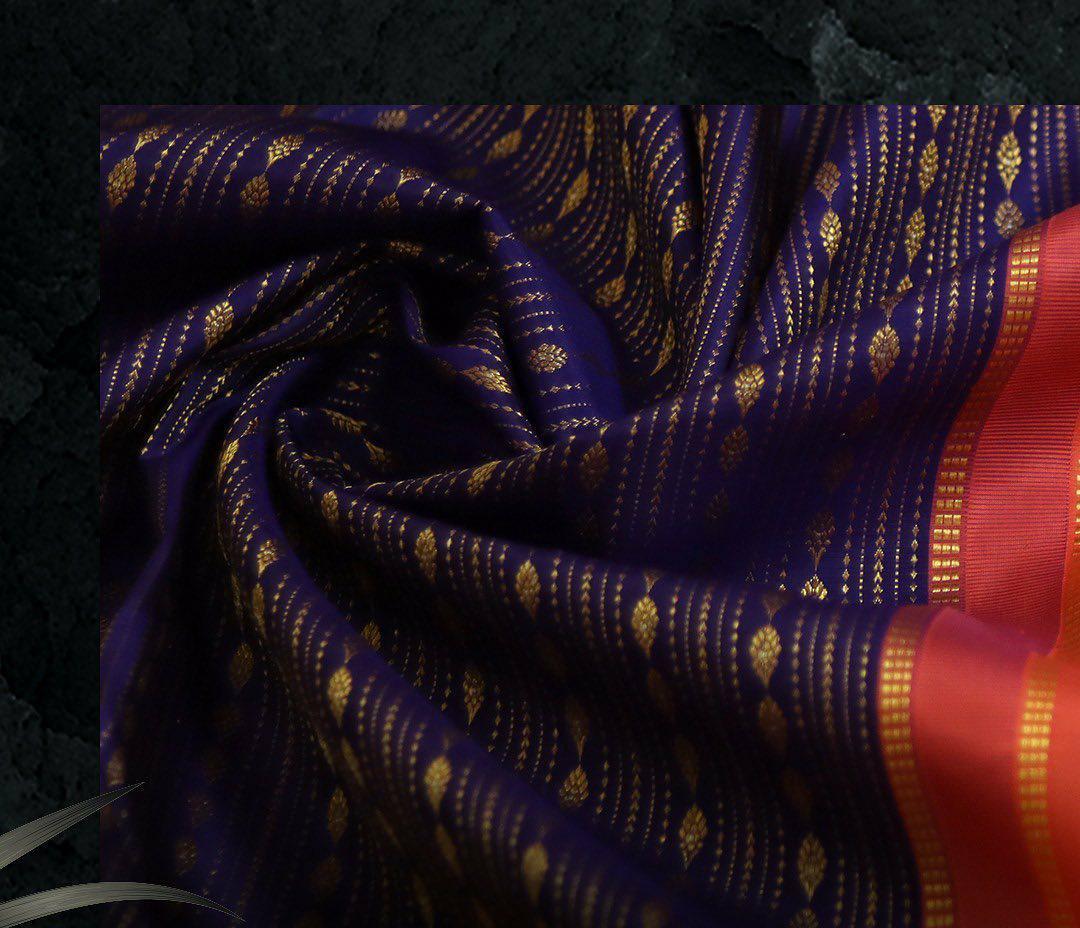 Mohini Pure Lichi Silk Saree - Multi Color, Elegant Weaving With Heavy Trendy Grand Pallu, Fully Available Blouse Piece, Lightweight And Easy To Drape
