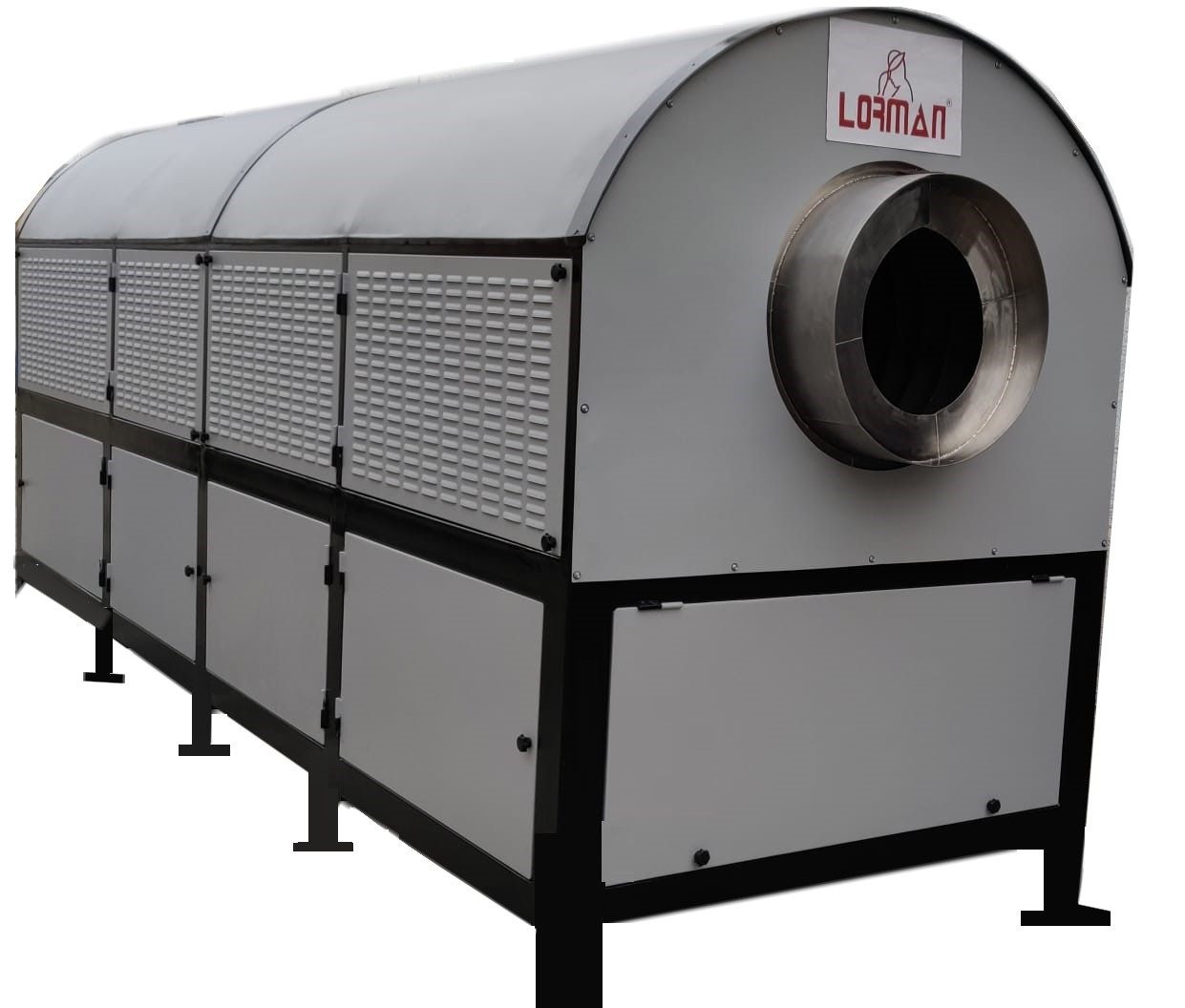 Induction Continuous Roaster - Stainless Steel, 4000mm Drum Length, 32kw To 120kw Power | Energy Saving, Fully Automatic, High Efficiency, Low Noise, Lower Energy Consumption
