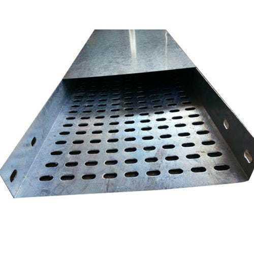 Cable Tray - Steel, Varied Dimensions, Galvanized Finish | Durable, Versatile, Lightweight, Corrosion Resistant, Easy Install, High Load Capacity, Perforated Design