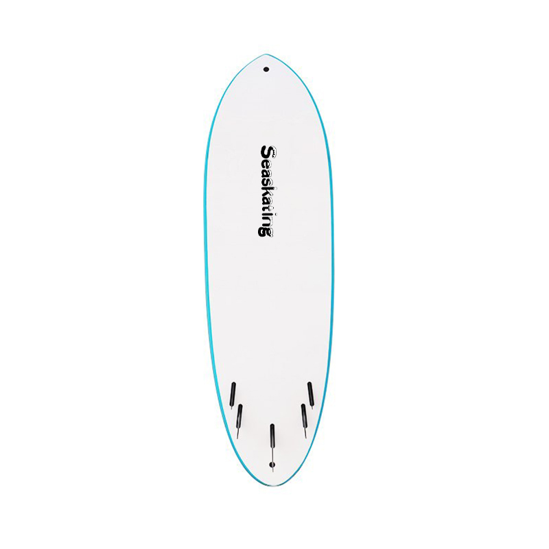 Surfboard - Eps Foam, 8ft6in Sup Size For Children & Lightweight Adults | Full Eva Deck, Carbon Fiber Rails Protection, Waterproof And Quick Dry Features
