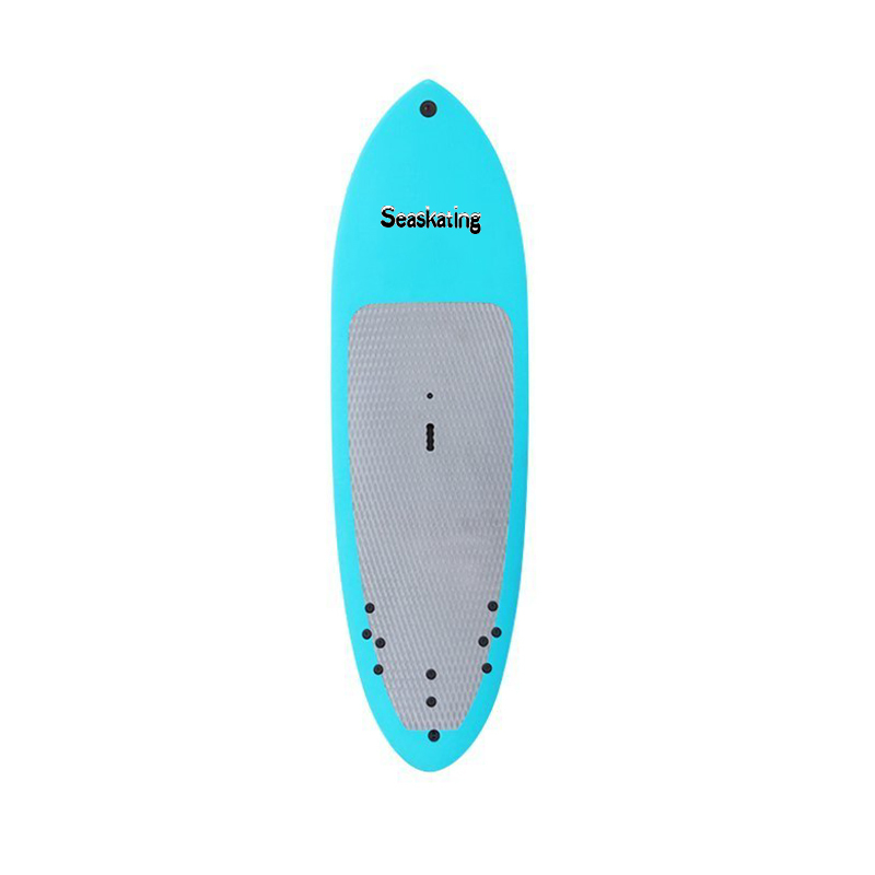Surfboard - Eps Foam, 8ft6in Sup Size For Children & Lightweight Adults | Full Eva Deck, Carbon Fiber Rails Protection, Waterproof And Quick Dry Features