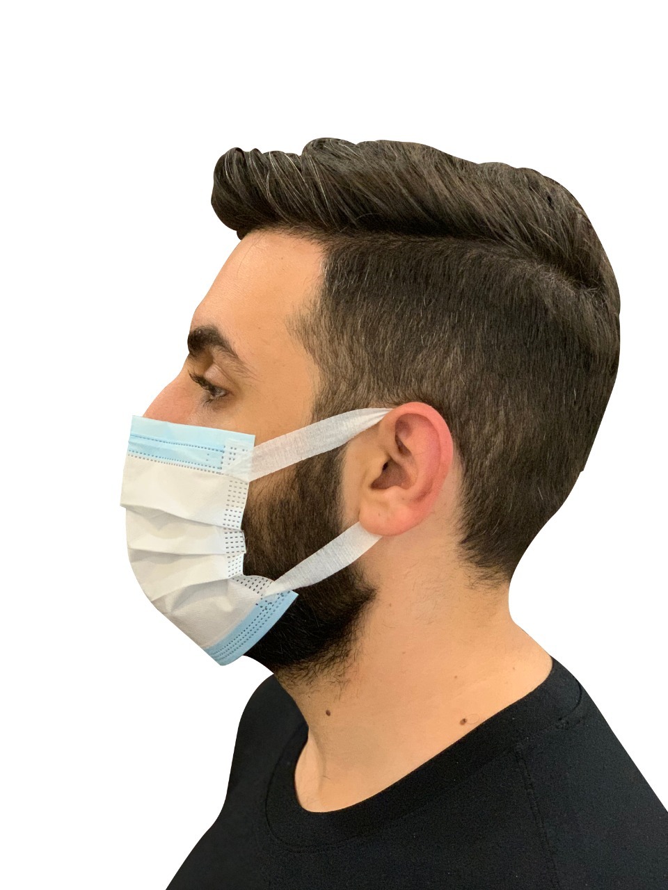 3 Ply Face Mask (Soft Ear Loops) - Non Woven & Melt Blown Fabrics | Lightweight, Disposable, Flexible For All Age Groups