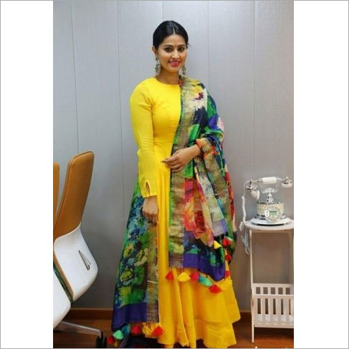 Ladies Designer Rayon Kurti - Floor Length Straight Silhouette | Washable, Casual, Versatile For All Seasons