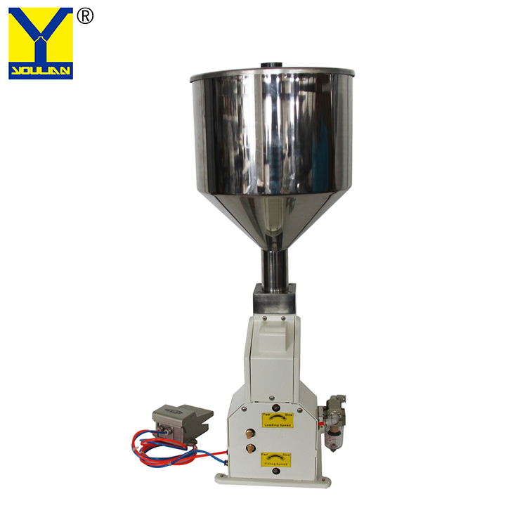 Manual Pneumatic Liquid Paste Filling Machine