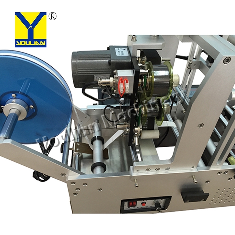 Labeling Sticker Machine - Stainless Steel, 920x450x620 Mm, Silver | Semi-automatic, High Precision Photoelectrical Label Detector, Versatile For Various Round Containers
