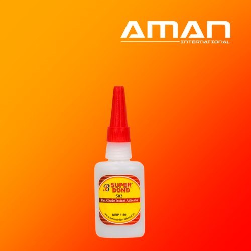 Acrylic Glue - Cyanoacrylate, 50 g, Transparent | Moisture Resistant, Impact Resistant, Water Resistant, Vibration Resistant, Heat Resistant, Fast Fixture Time of 1/2 sec.