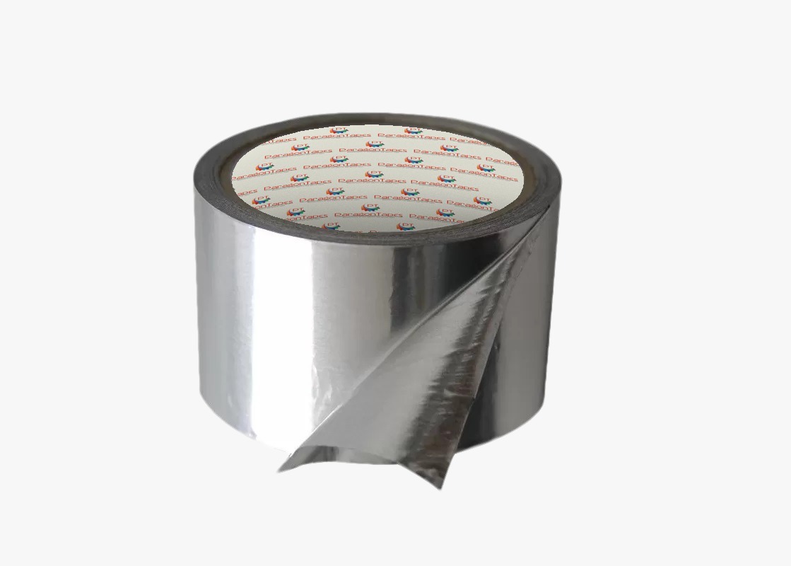 It-004 Aluminum Foil Tapes - Aluminum, 20-30m Length, 40-60mm Width, Silver Color | Single-sided, Acrylic Rubber Adhesive, Heat & Moisture Resistant