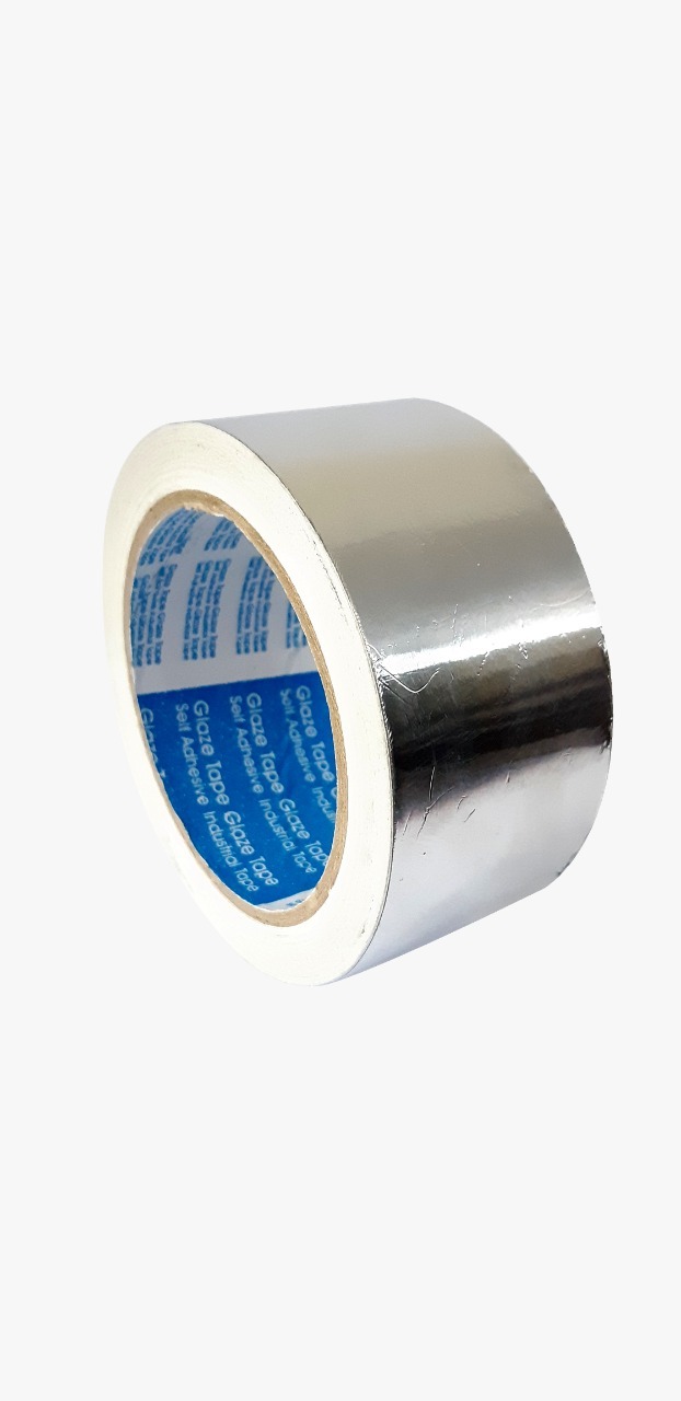 It-004 Aluminum Foil Tapes - Aluminum, 20-30m Length, 40-60mm Width, Silver Color | Single-sided, Acrylic Rubber Adhesive, Heat & Moisture Resistant
