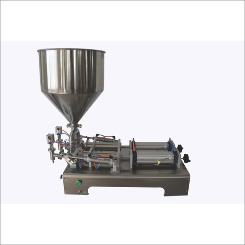 Semi-Automatic Paste Liquid Filler - Color: Silver
