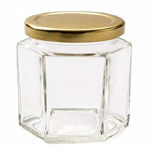 Hexagonal Glass Jar Thickness: 2mm Millimeter (Mm)