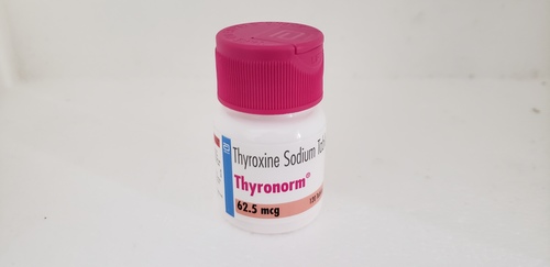थायरोनॉर्म 62.5MCG टैबलेट `