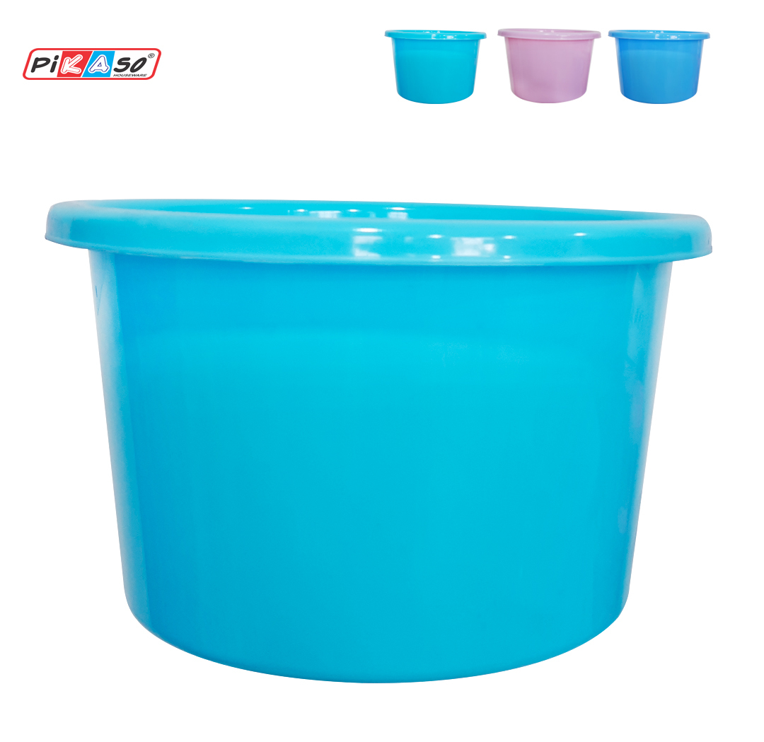 Deluxe 25 Tub - Color: Cyan