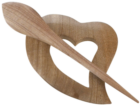 हार्ट शॉल पिन जेंडर: महिलाएं