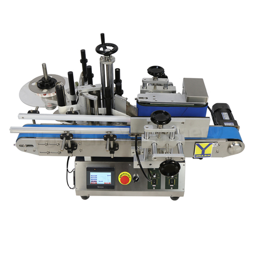 Automatic Horizontal Labeling Machine - Stainless Steel, 1300x900x970mm, Silver | Accurate Labeling ±1mm, Up to 40 Pcs/Min, Suitable for Bottles in Food, Beverage, and Chemical Industries