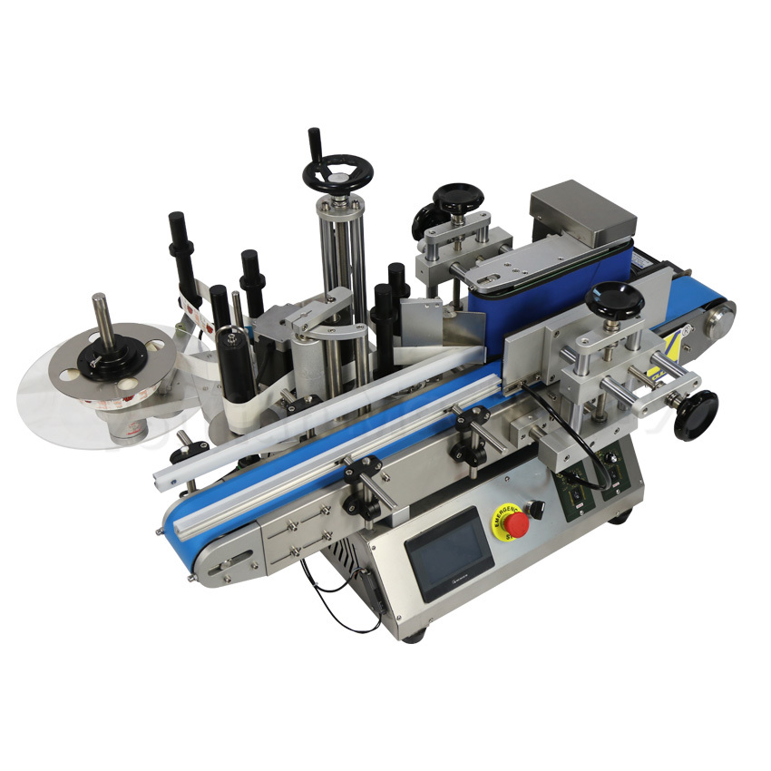 Automatic Horizontal Labeling Machine - Stainless Steel, 1300x900x970mm, Silver | Accurate Labeling A 1mm, Up To 40 Pcs/min, Suitable For Bottles In Food, Beverage, And Chemical Industries