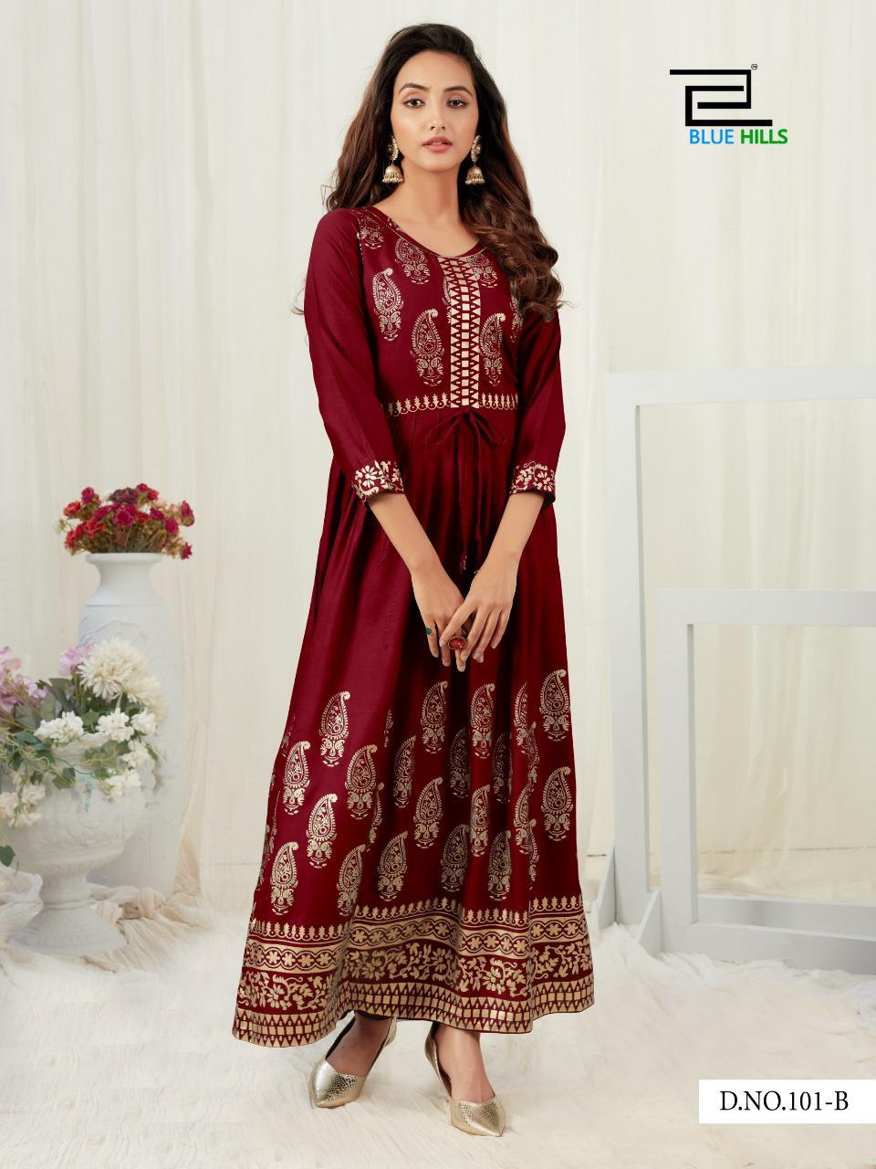 Gold Touch Designer Heavy Rayon 14kg Foil Print Kurtis - Heavy Rayon, Sizes L(40) To 10xl(60), Length 1270 Mm, 3-4th Sleeve, Traditional Ethnic Style | Quick Dry, Washable, Custom Logo