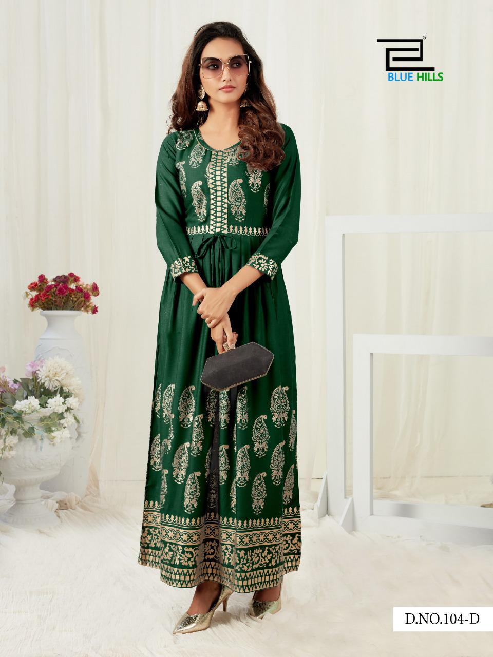 Gold Touch Designer Heavy Rayon 14kg Foil Print Kurtis - Heavy Rayon, Sizes L(40) To 10xl(60), Length 1270 Mm, 3-4th Sleeve, Traditional Ethnic Style | Quick Dry, Washable, Custom Logo