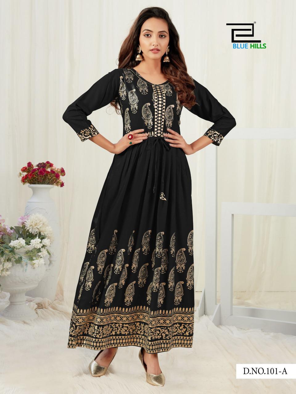 Gold Touch Designer Heavy Rayon 14kg Foil Print Kurtis - Heavy Rayon, Sizes L(40) To 10xl(60), Length 1270 Mm, 3-4th Sleeve, Traditional Ethnic Style | Quick Dry, Washable, Custom Logo