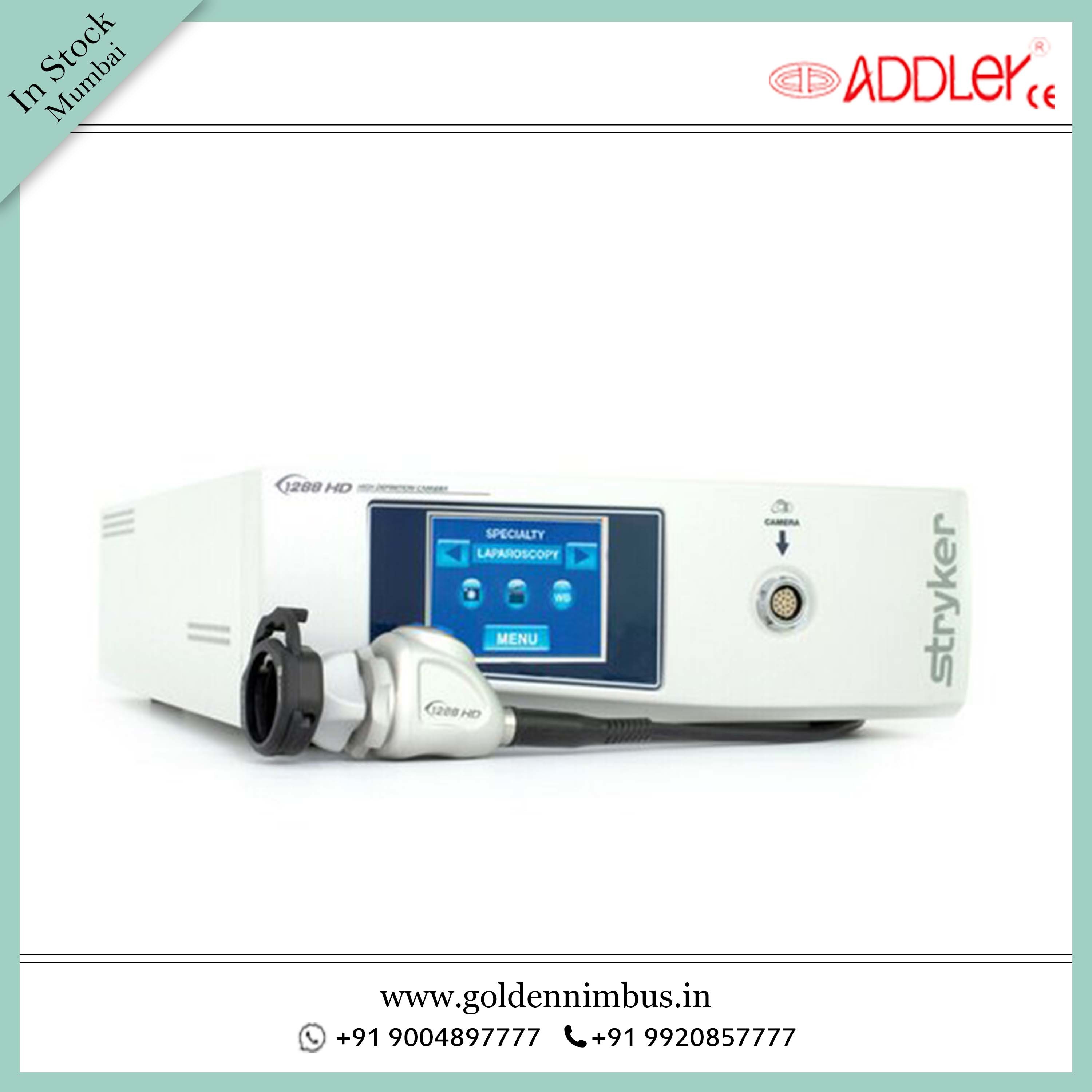 Stryker 1288 Endoscopic Camera Application: Hospital