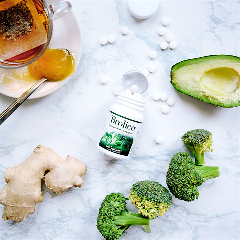 Broccoli Extract Immune System Support Tablet - 900mg, Reduces Cancer Treatment Side-effects, Boosts Immunity, Enhances Skin Texture