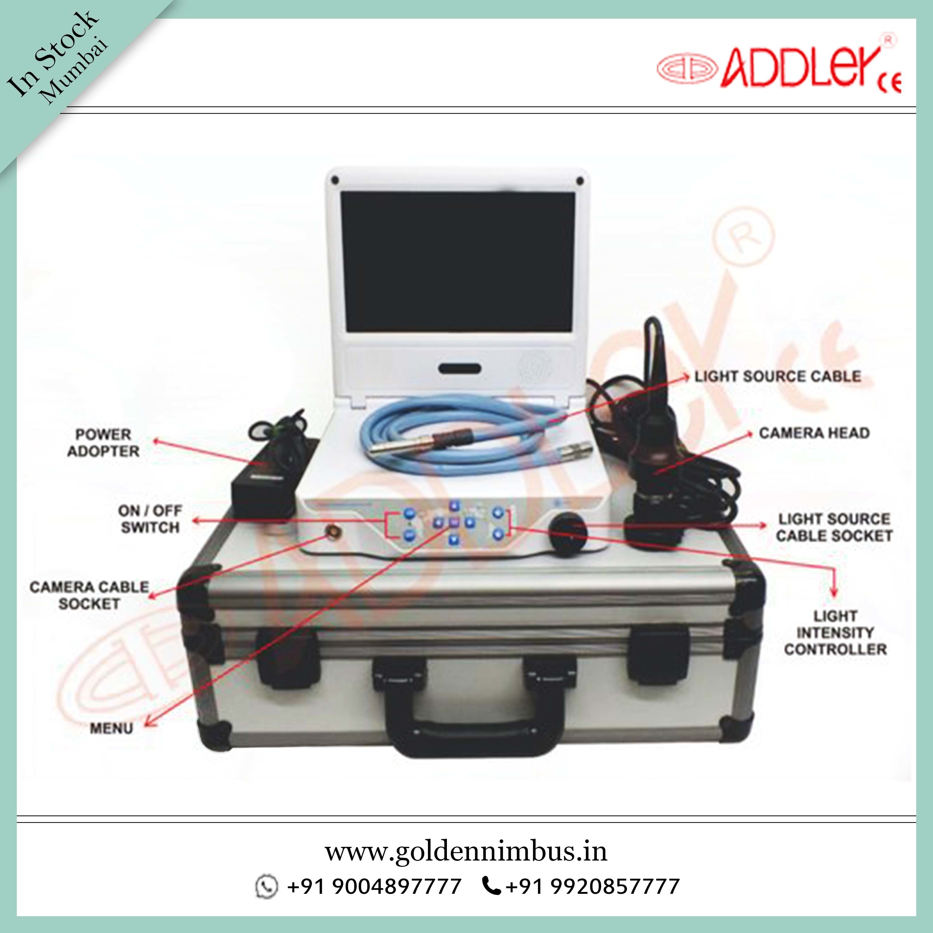 Stryker 1188 Camera Console With Monitor (Addler) Application: Medical Healthcare