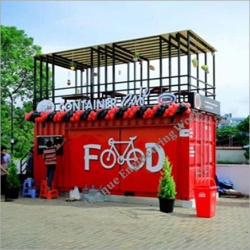 Portable Restaurant Cabin - Color: Red