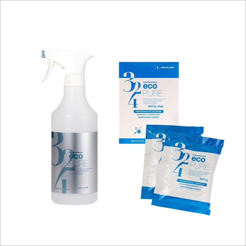 Eco Pure Photocatalytic Oxidation Oh Radical Disinfectant Deodorizing Powder