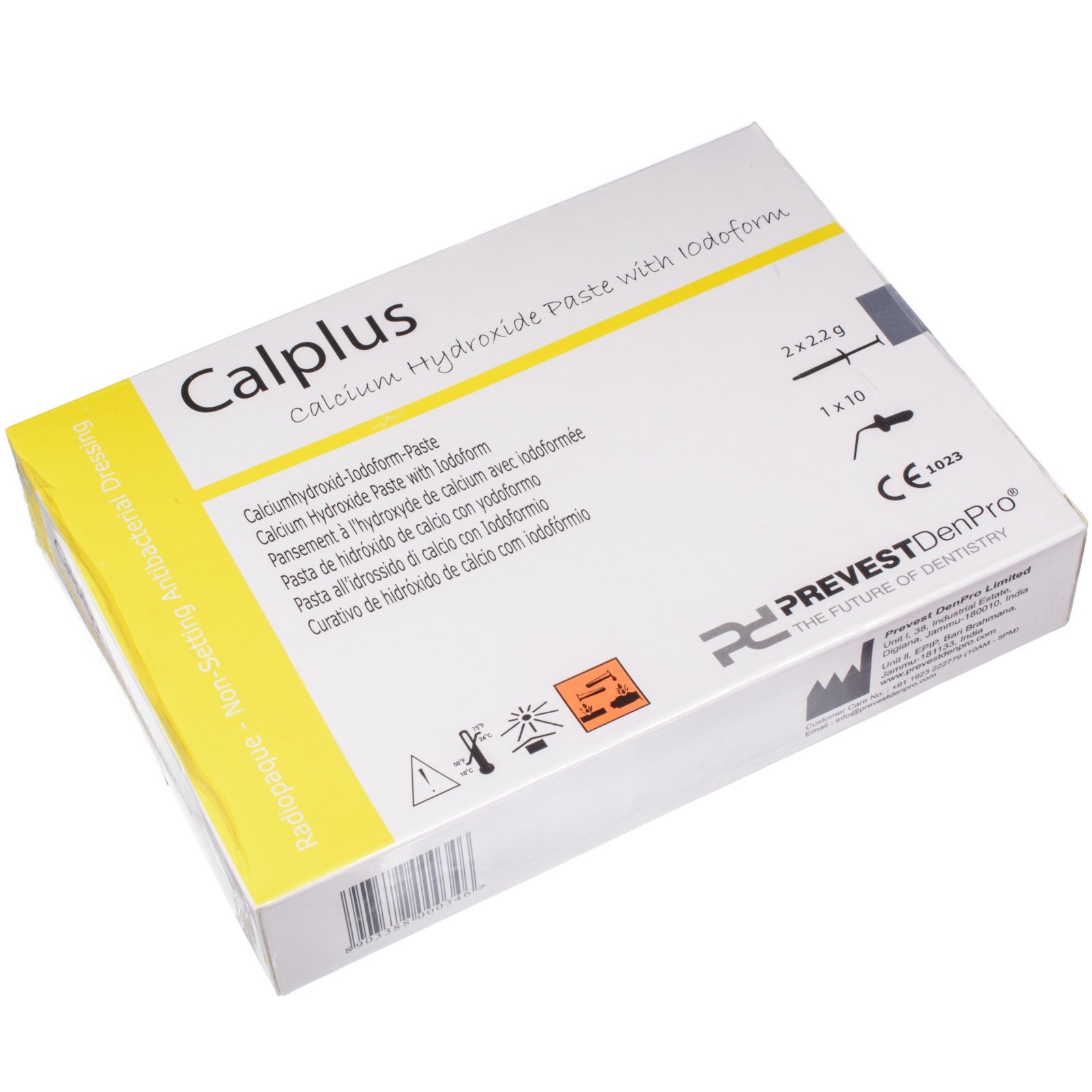 Prevest Calplus - Calcium Hydroxide & Iodoform Paste , Enhanced Radiopacity And Antimicrobial Properties For Pulp Capping And Root Canal Treatments