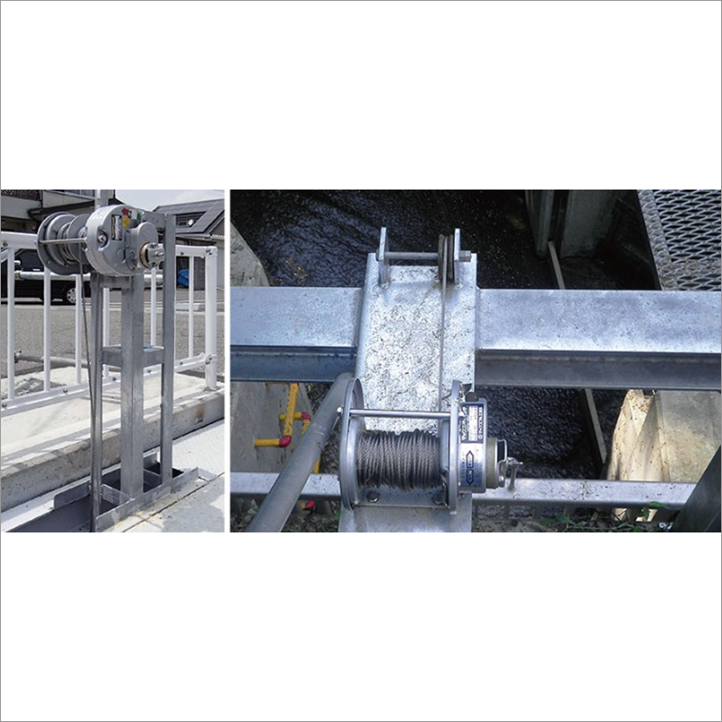 Stainless Steel Rotating Hand Winches - Load Ratings 100kgf To 1000kgf | Metallic Silver Coating, Hermetically Enclosed Clutch Mechanism