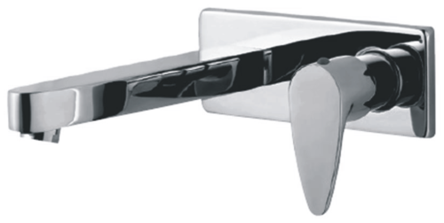 Brass Wall Mounted Single Lever Basin Mixer