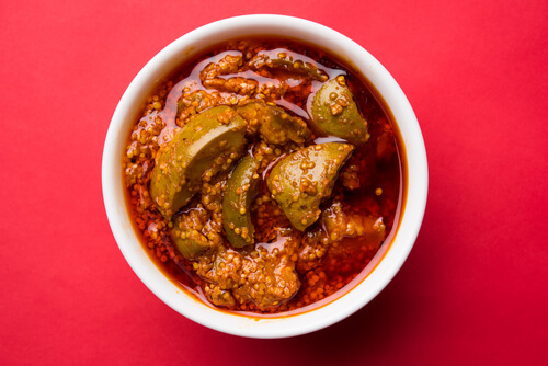 Mango Pickle - 6 Months Shelf Life | Premium Gourmet Flavor, Authentic Recipe, Spicy & Tangy