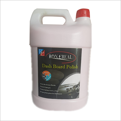 Car Dashboard Polish - 5 Lit | Effective Composition for Grease & Oil Removal, UV Protection, Gloss Enhancement, Pleasant Fragrance