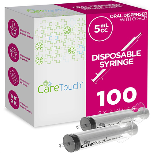 5ml Oral Disposable Syringe - 100 ct No Needle