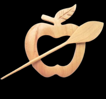 Apple Shawl Pin Gender: Women