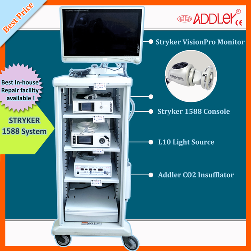 Storz Analog Laparoscopic Led Light Source - Abs Material, White Color, 100-240 Volt Power | Versatile For Laparoscopy, Ent, Gynecology, Neuro, Endo Applications